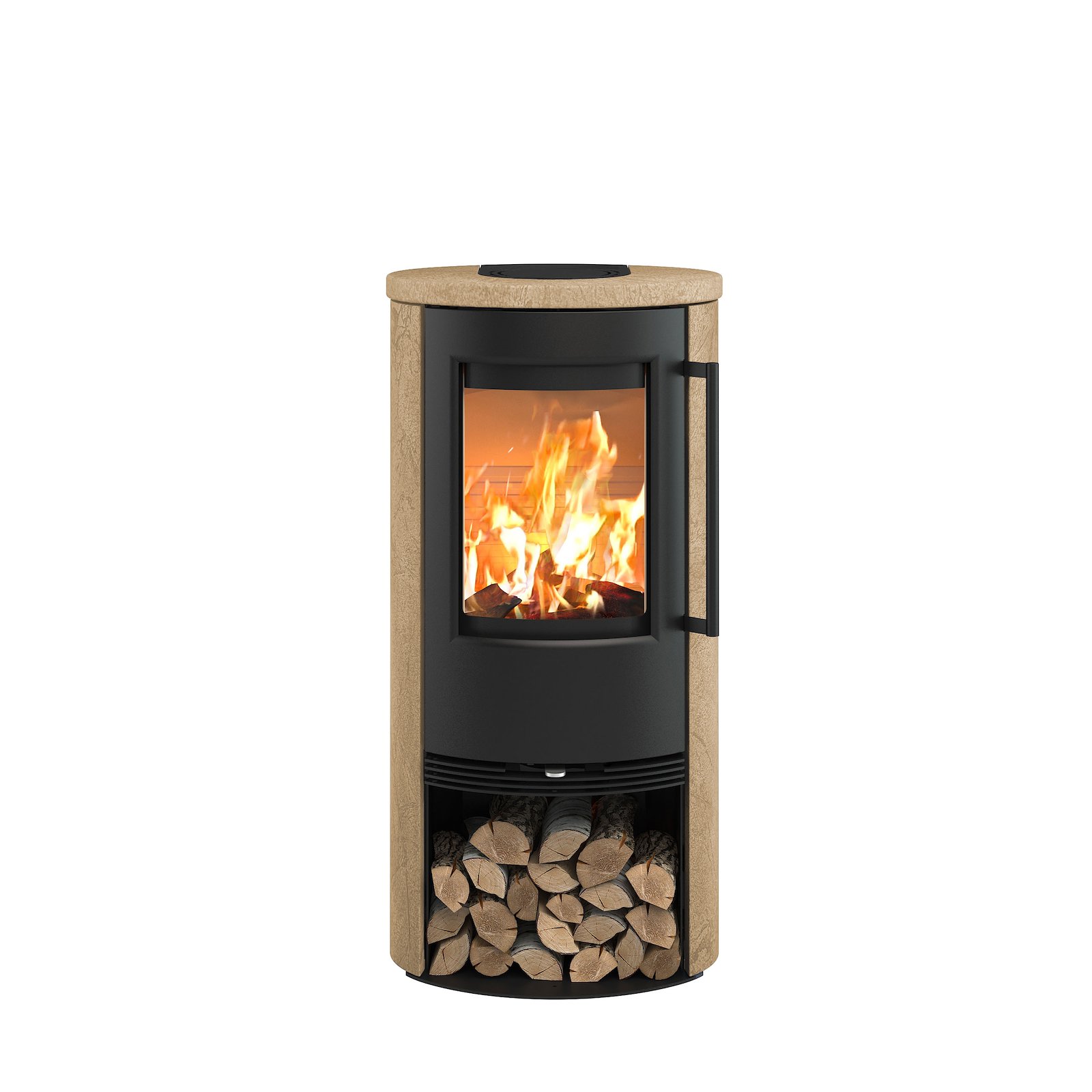 Kaminofen TermaTech TT21RS-CM Mocca, TermaStone, 5,0 kW