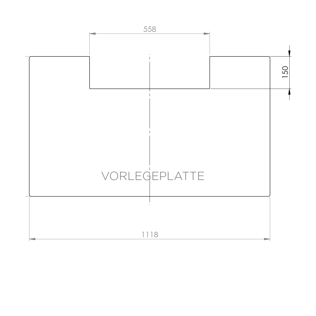 Vorlegeplatte ESG Klarglas Kaminofen PRAHA