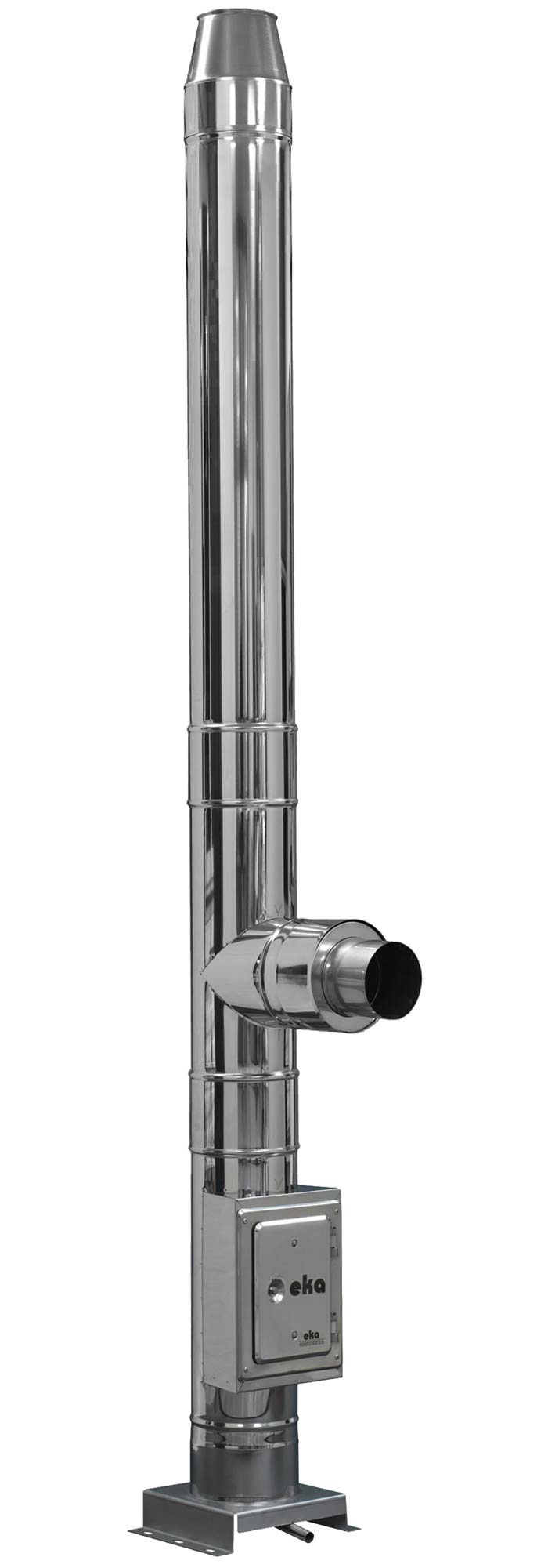 Edelstahlschornstein 6,2 m doppelwandig - eka complex D 25