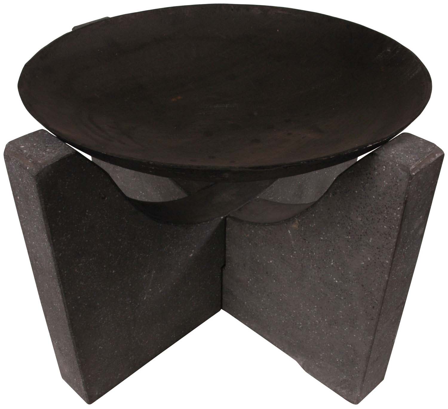 Feuerschale Granito, Ø 58 cm, schwarz Granit