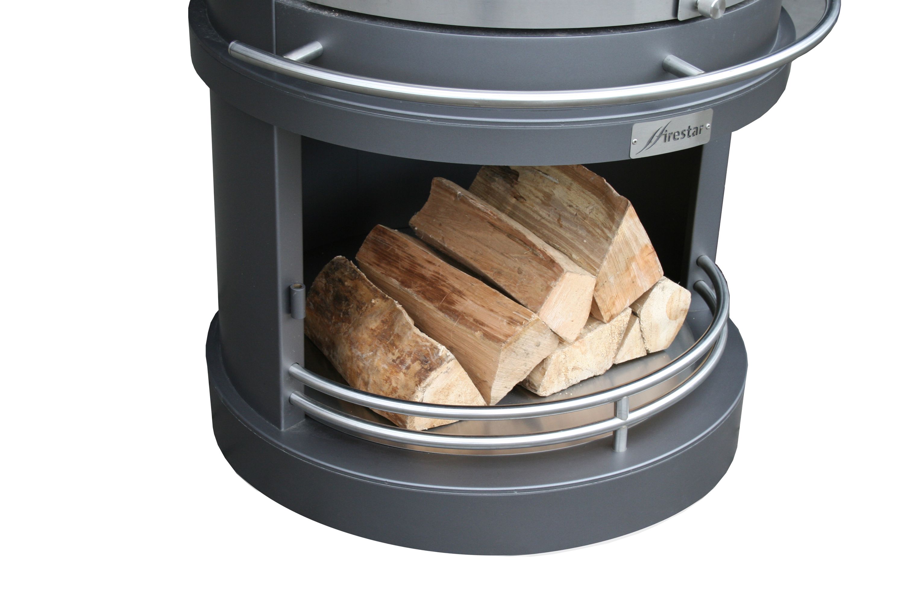 Einlegeboden für Holzlagerung Grillkamin Firestar DN 550