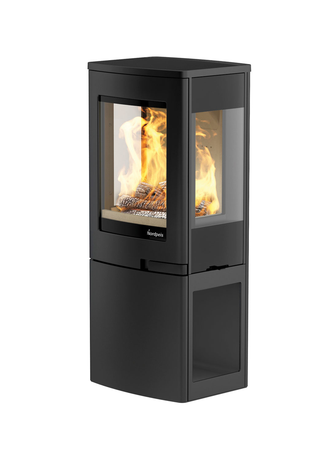 Kaminofen Nordpeis UNO 2 schwarz, 4 kW