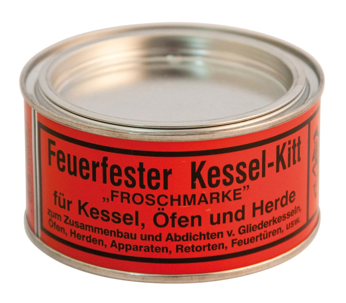 Feuerfester Ofenkitt Froschmarke, 1 kg