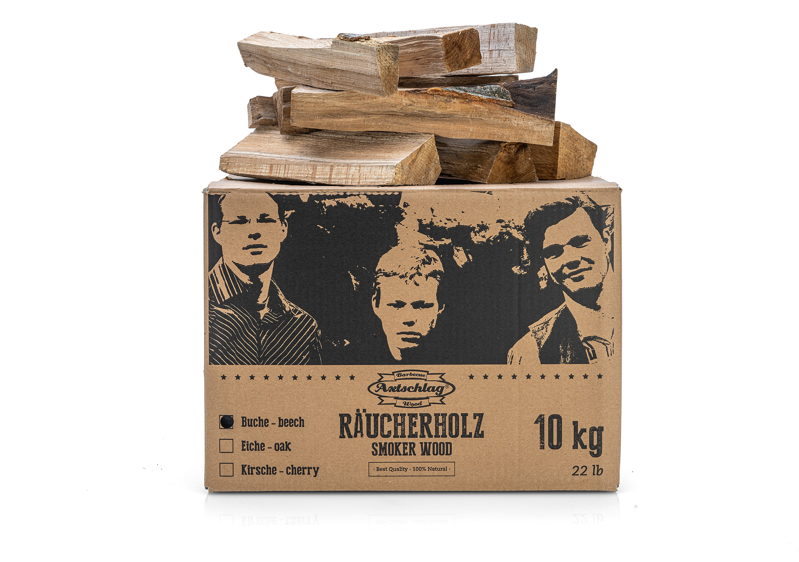 Axtschlag Räucherholz