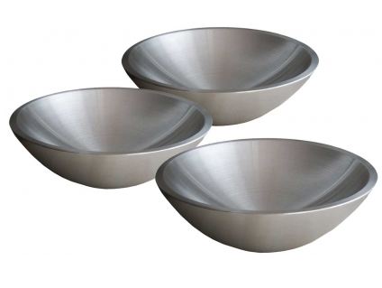 Luftbefeuchter Kamin Lienbacher DESIGN-SCHALE Ø 338 mm, Edelstahl matt