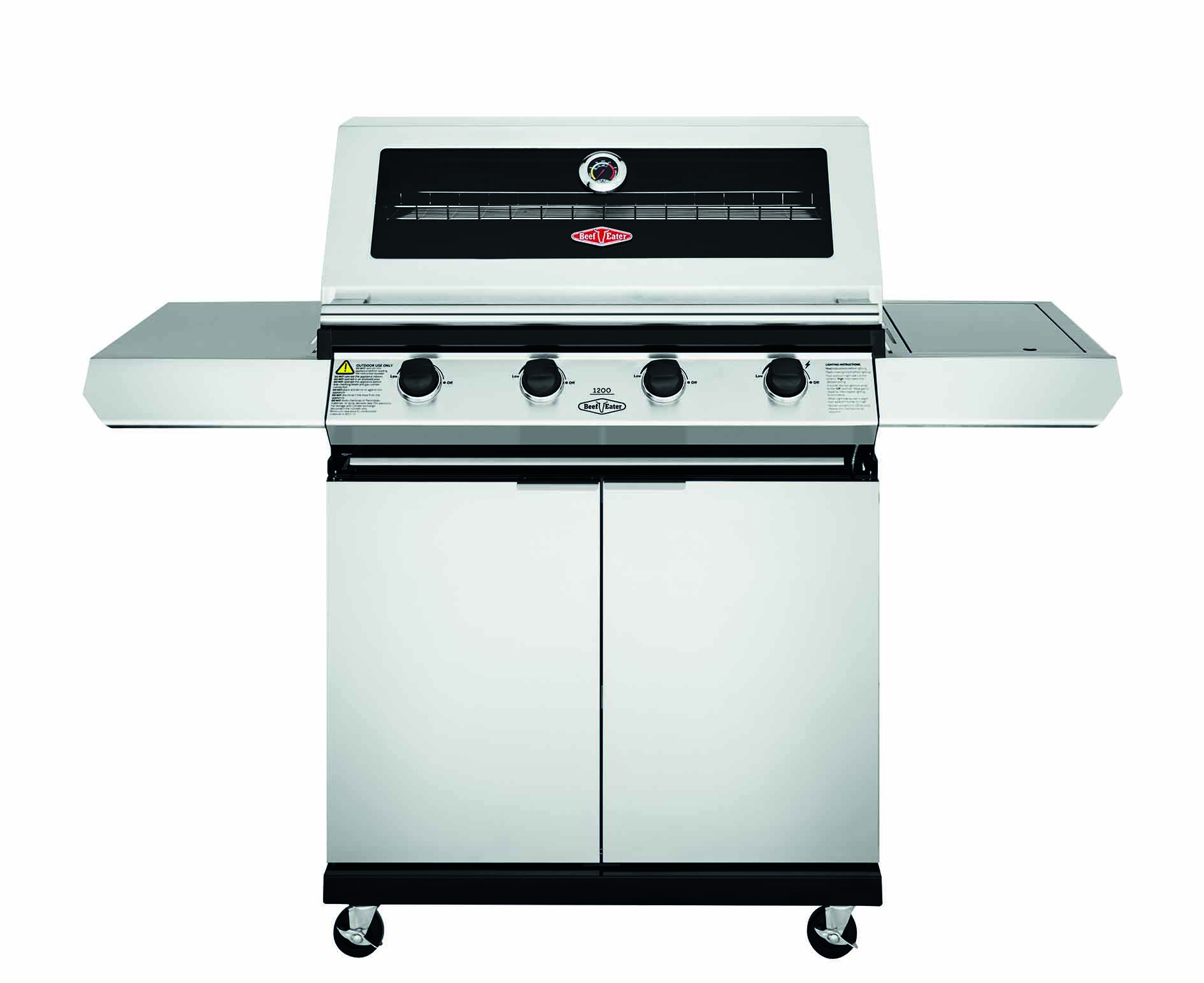 Grillwagen BeefEater, 4 Brenner 1200 S mit Seitenbrenner