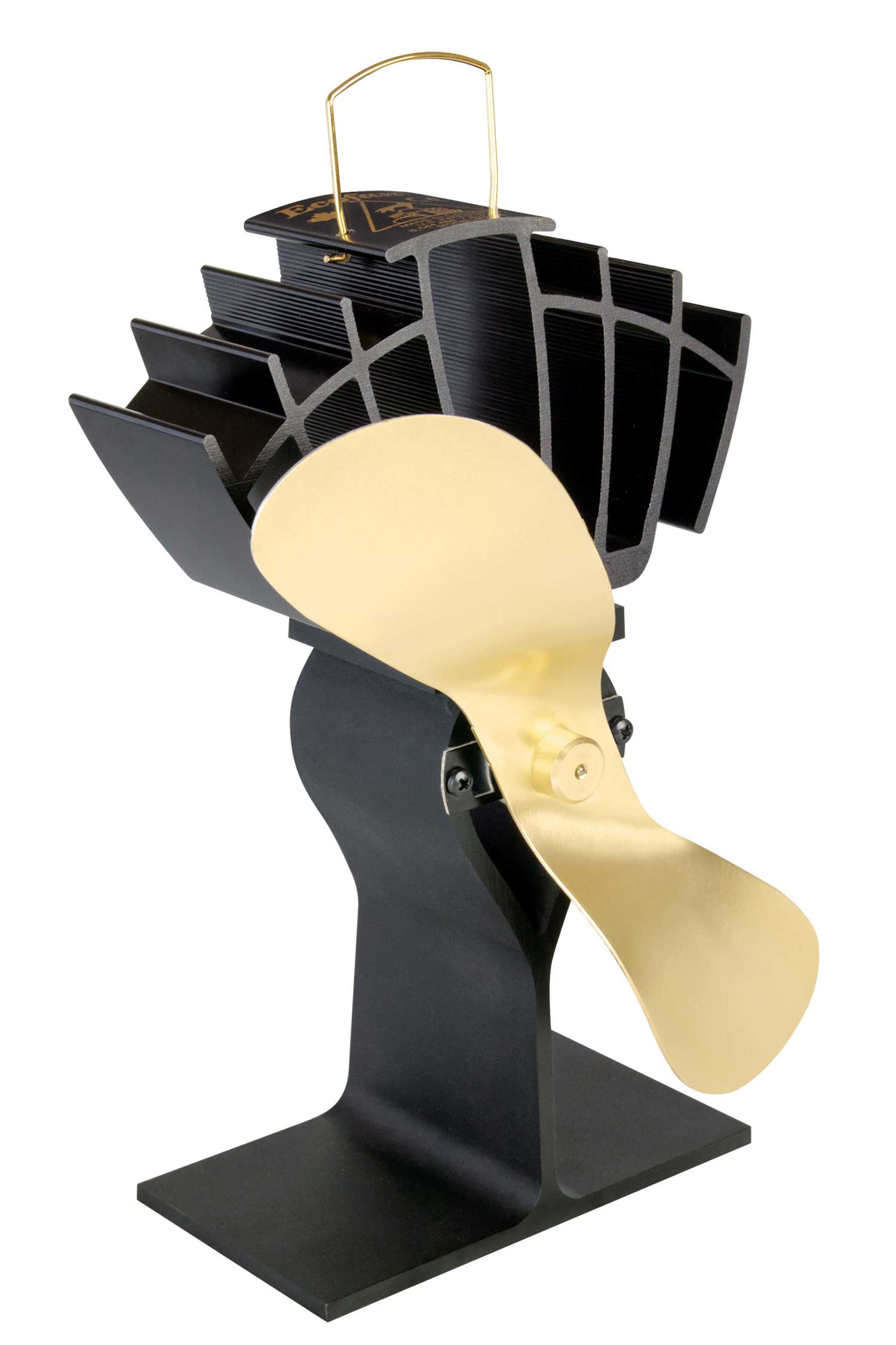 Kaminofen Ventilator Ecofan 810 BBX, schwarz-gold