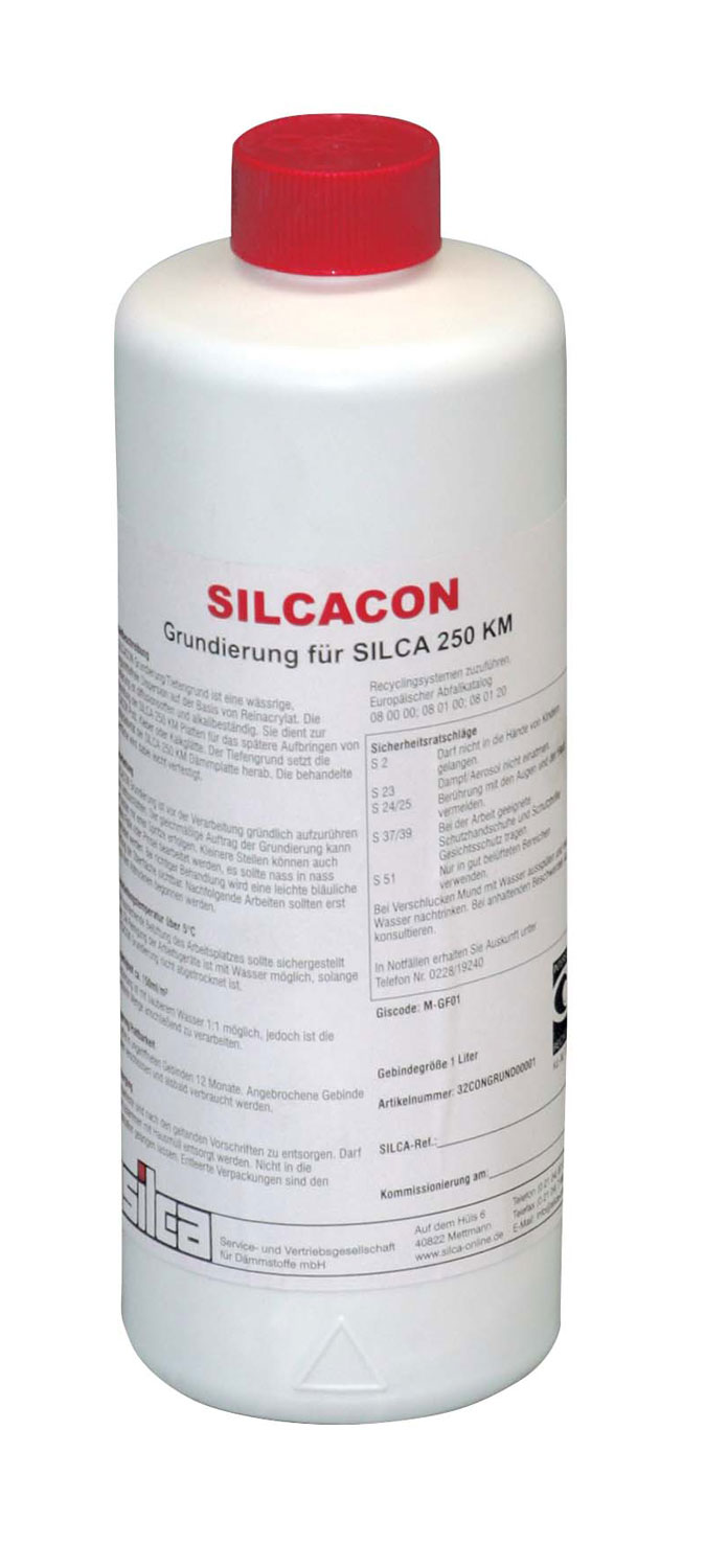Grundierung Silcacon für Silca Wärmedämmplatten, 1 Liter