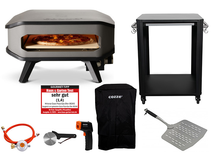 Cozze 13“ Pizza-Gas-Ofen Einsteiger Set 4