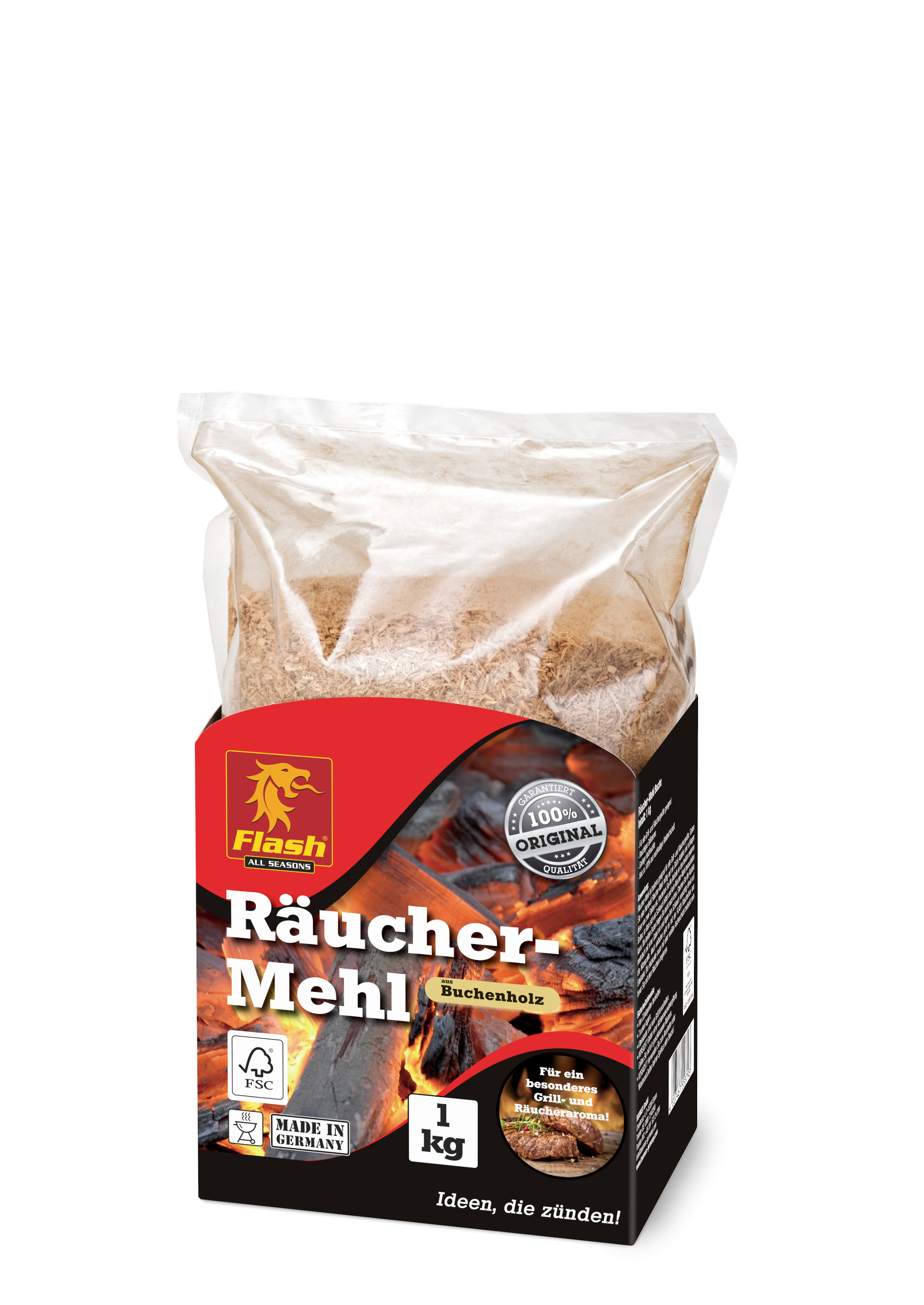 Flash Räuchermehl Buche 1kg