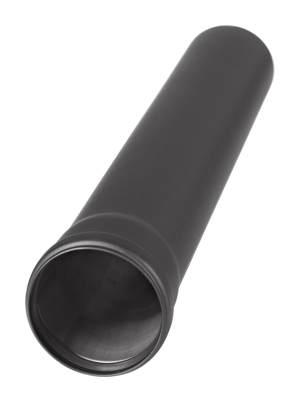 Pellet-Ofenrohr Stahl 500 mm schwarz