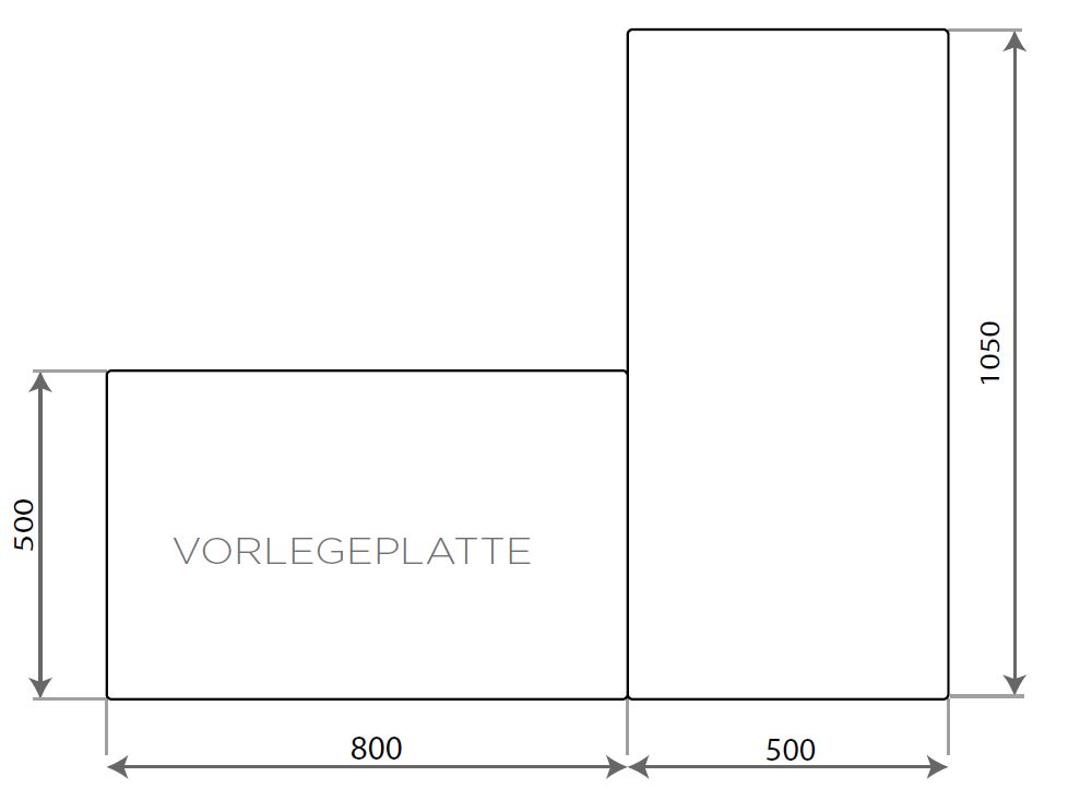 Vorlegeplatte ESG Klarglas Nordpeis Speicherofen Salzburg C