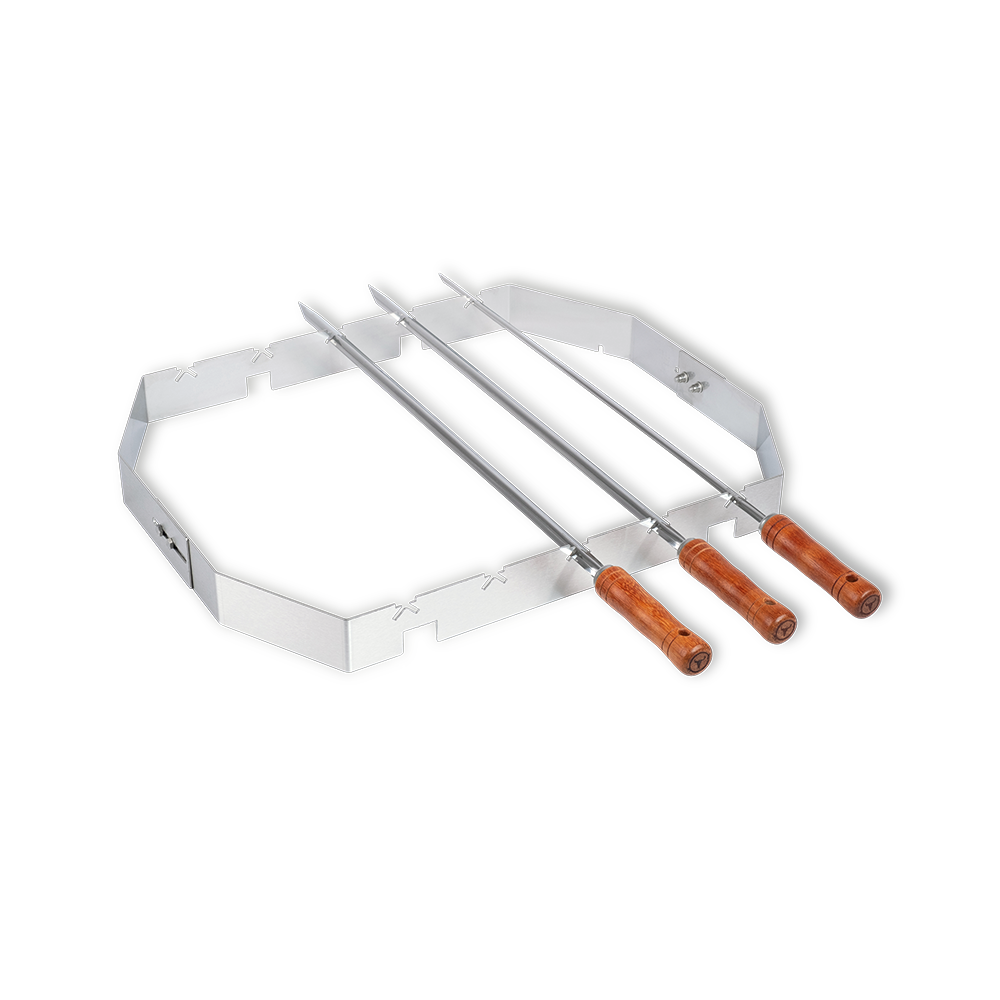 MOESTA-BBQ Churrasco BBQ – Set für Smokin’ Pizzaring 57 cm