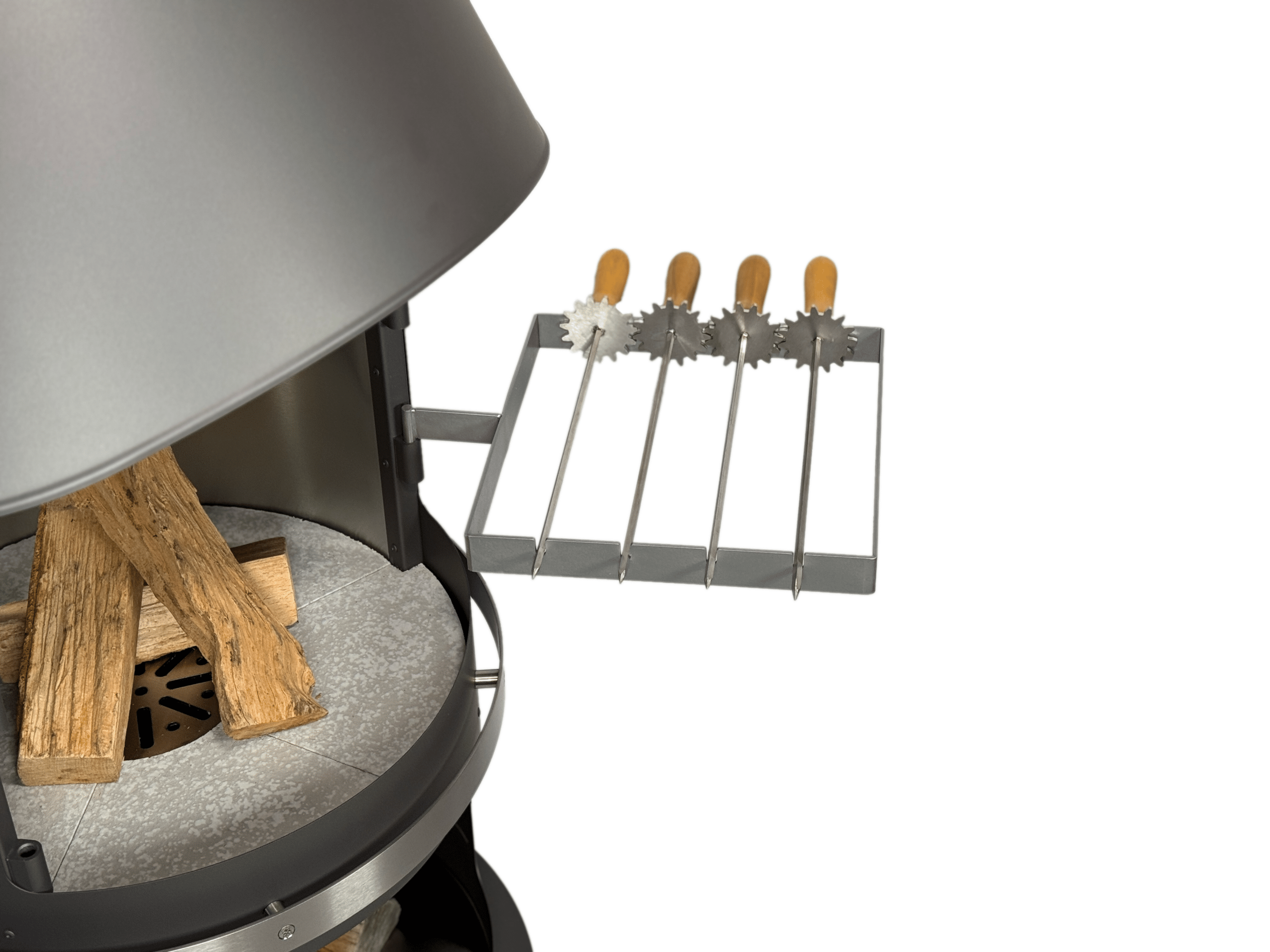 Grillspieße für Grillkamin Firestar DN 650