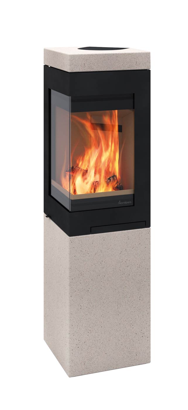 Kaminofen Nordpeis QUADRO Colorado Basic, 6 kW