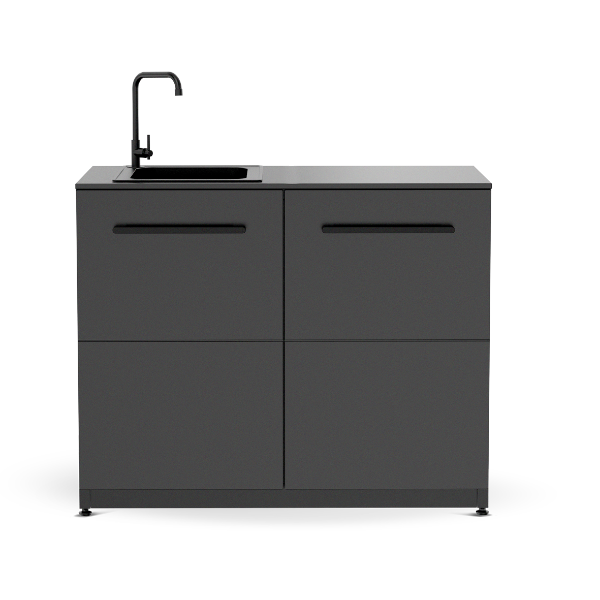 Cozze Elements Außenküche 110 – Spülmodul Inkl. HPL Platte