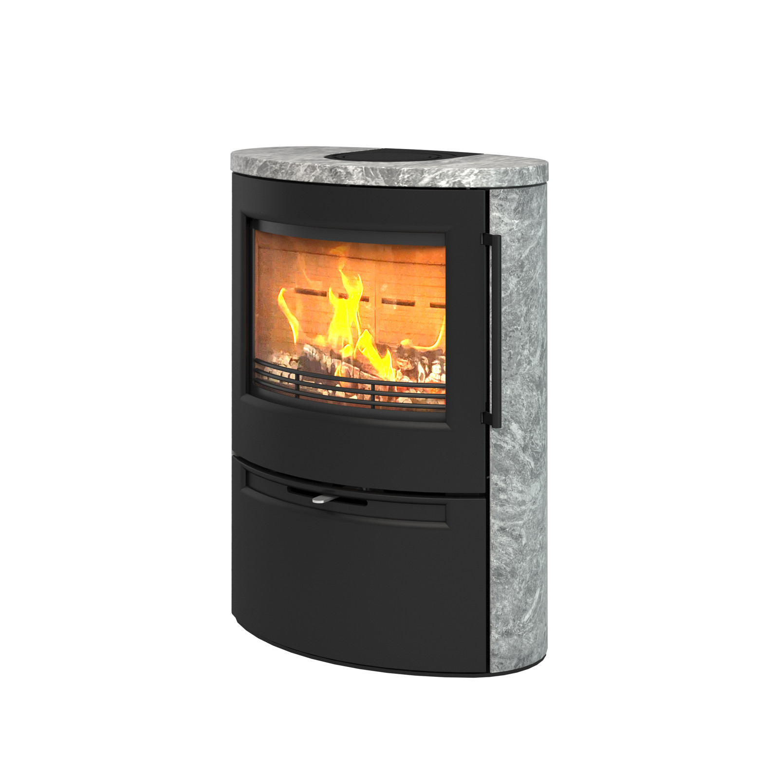 Kaminofen TermaTech TT55RS Classic Speckstein, 7,5 kW
