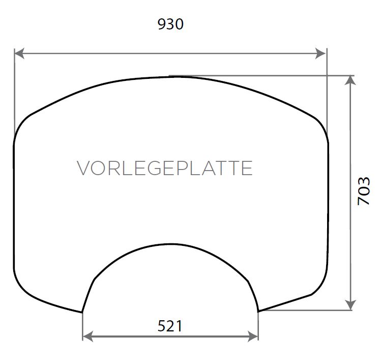 Vorlegeplatte ESG Klarglas Nordpeis Kaminbausatz Atlanta