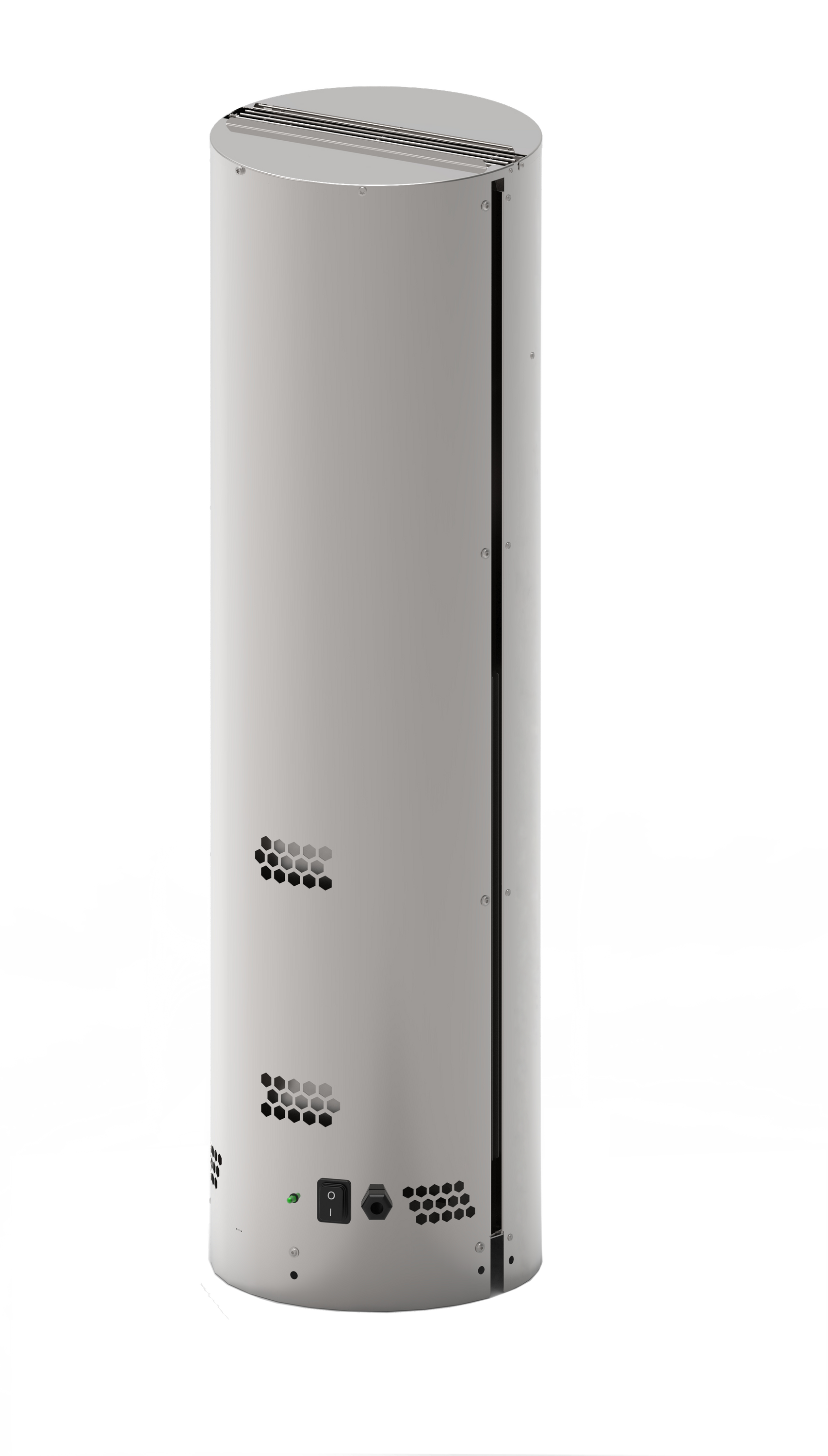 Partikelfilter ESP-10 Edelstahl/ Elektrostatischer Partikelabscheider für Kaminöfen