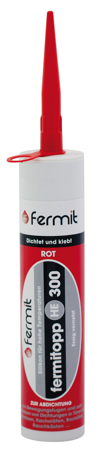 Hitzebeständiges Silikon 310 ml, rot