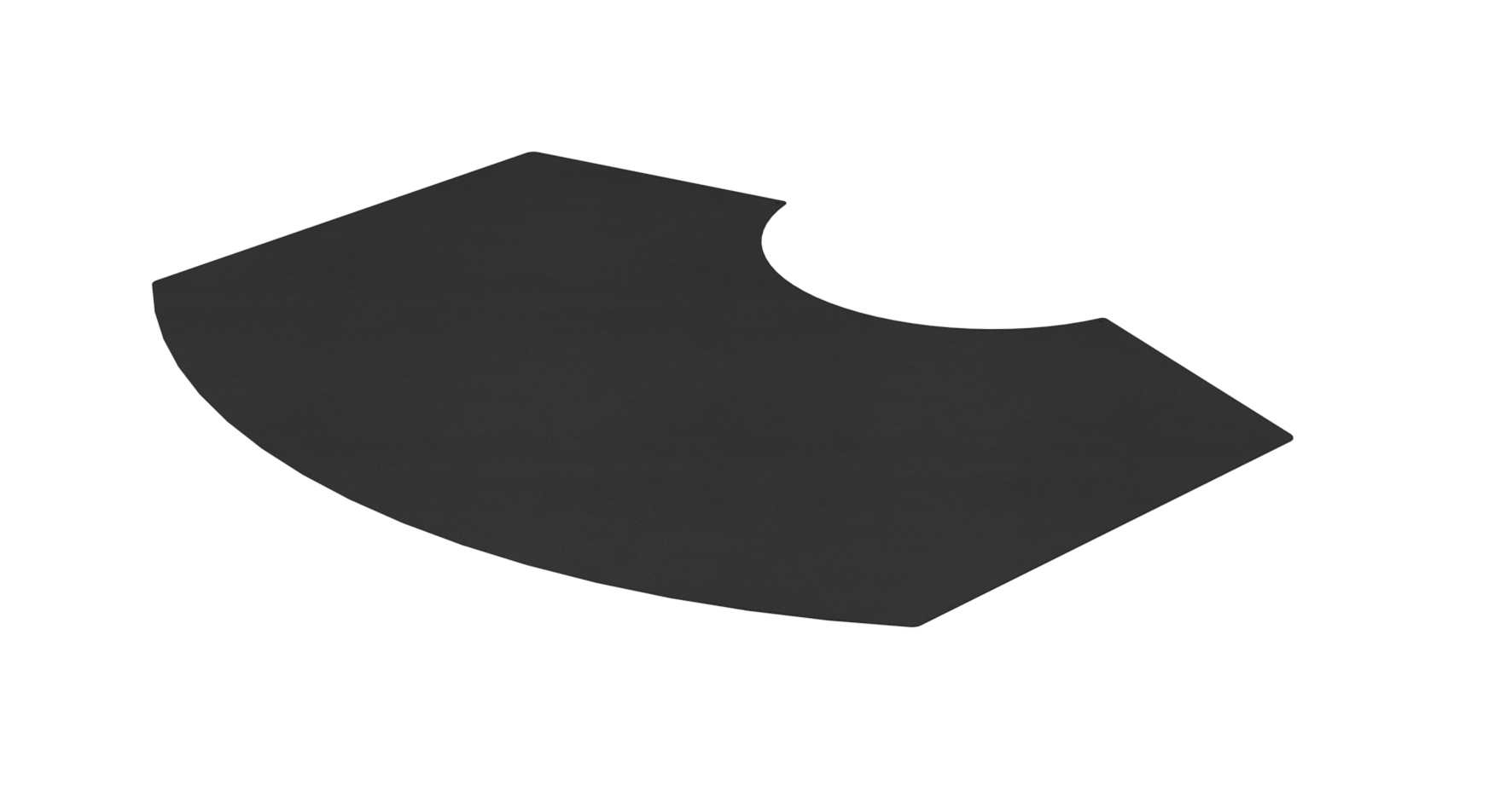 Vorlegeplatte Stahl schwarz Nordpeis Kaminofen ORIGO, ORIGO EXCLUSIVE