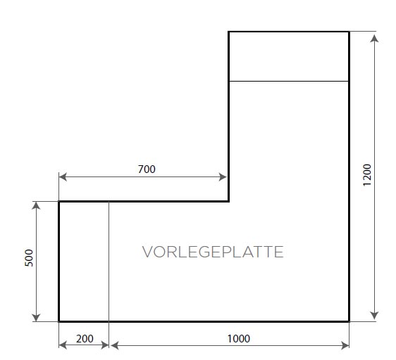 Vorlegeplatte ESG Klarglas Nordpeis Kaminbausatz Odense