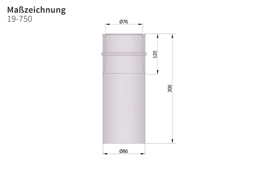 Alu-Flexrohr isoliert 3 m x Ø 60 mm für MCZ Comfort Air®