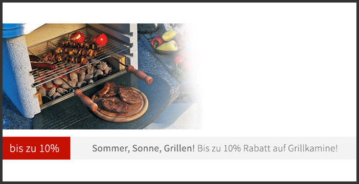 Grillkamin-Sale im Schornsteinmarkt